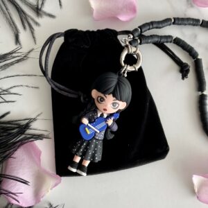 Black Teens Necklace with girl pendant