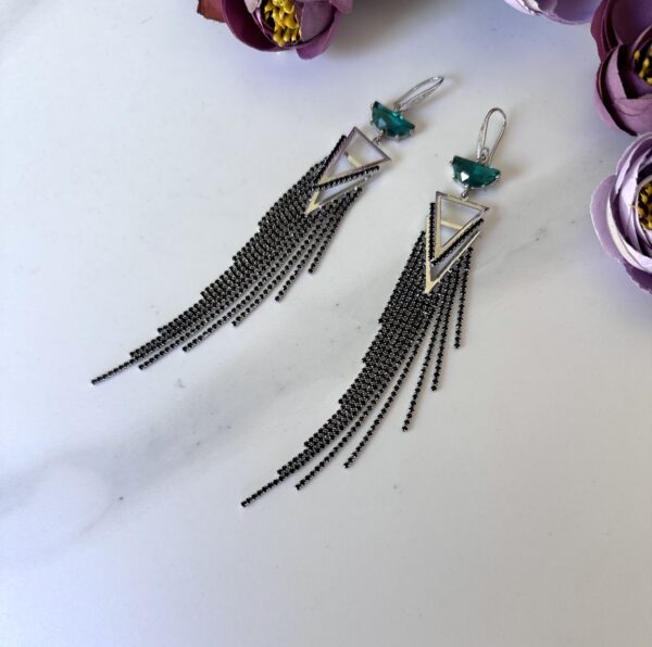 Handcrafted Crystal Earrings