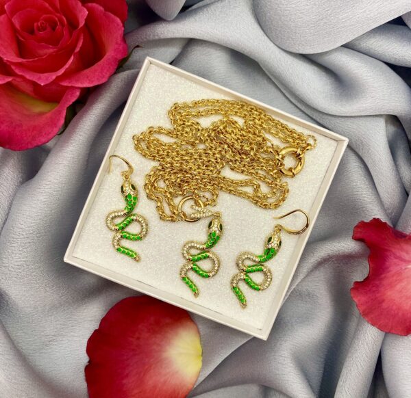 Gold-Plated Snake Jewellery
