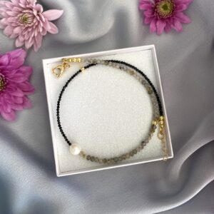 Natural Spinel Stone Choker-Necklace