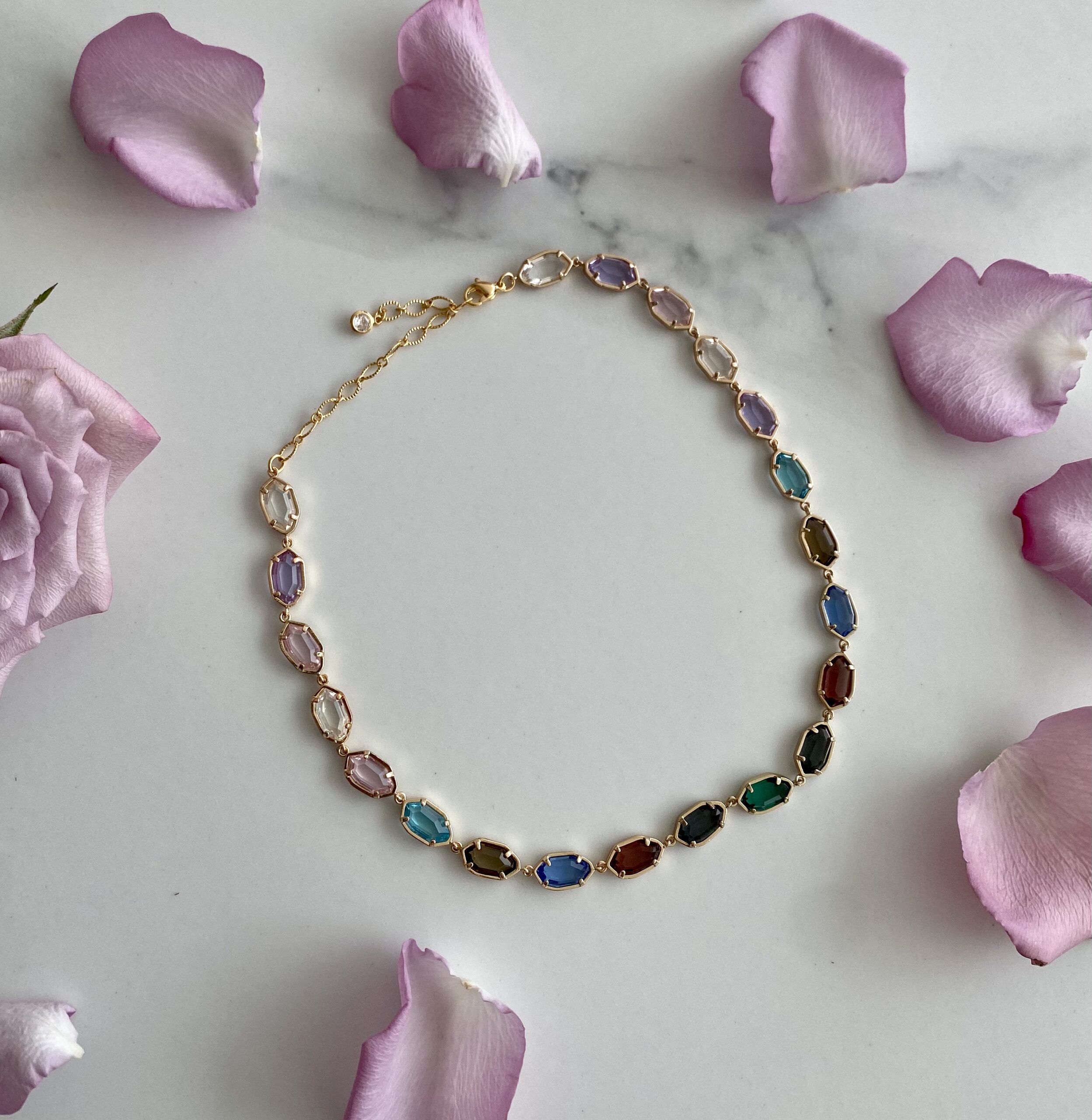 «DAINTY CRYSTALS» Choker Necklace Exquisite Jewellery 1 | Soleo