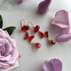 RED VELVET Beautiful Elegant Earrings